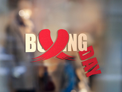 Boxing Day Logo boxing day for fun graphic design logo logo design