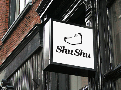 Shushu logo logo design shoe shoe logo