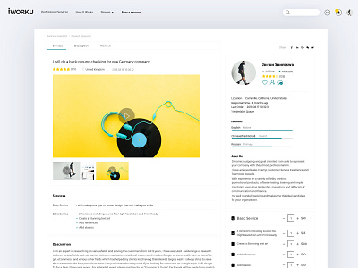 iworku redesign design typography web page webdesign website