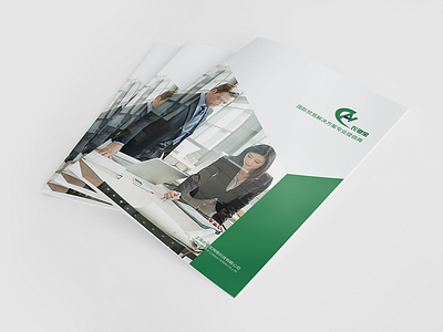 NCB brochure brochure design design green typography