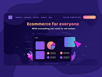 Ecommerce for Everyone art color design graphic graphic design illustration ui ux websites