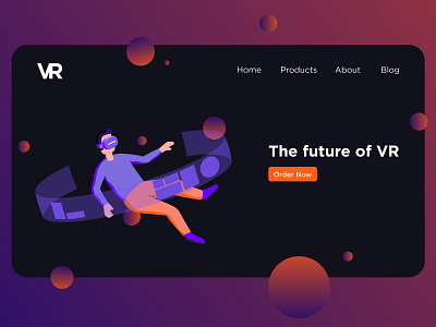 VR World is coming art color design graphic graphic design illustration ui ux websites