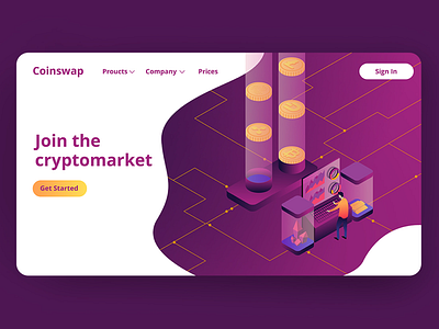 Hoping for your crypto to go up? after effects color crypto design illustration motion