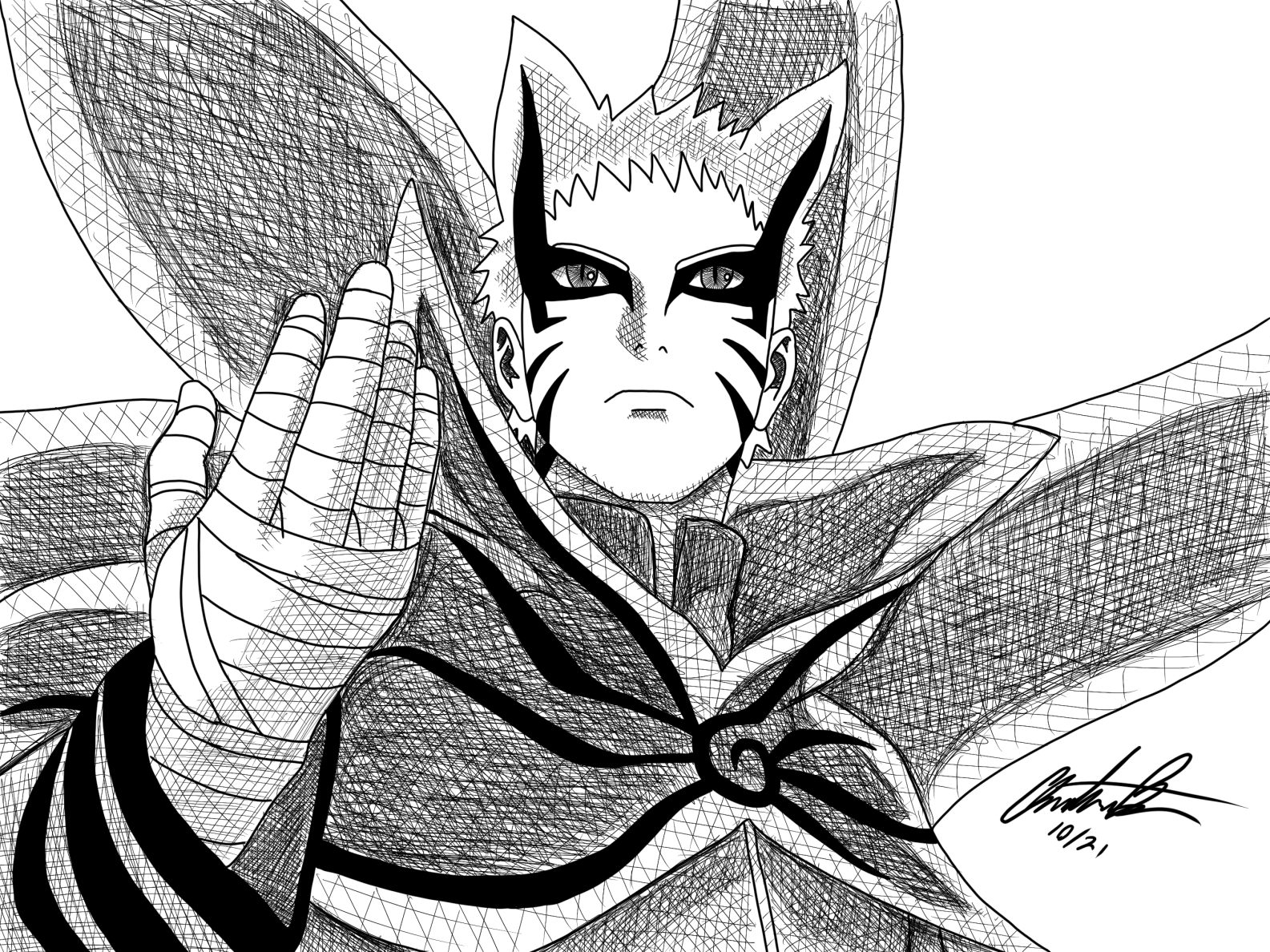 4100 Collections Naruto Baryon Coloring Pages  Latest HD