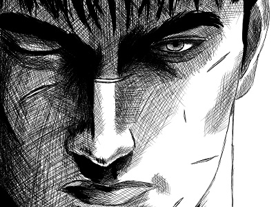 Guts (Berserk) Digital Ink by Christian Baum on Dribbble