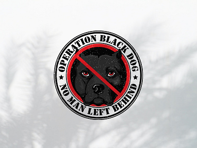 Black Dog Charity Program animal artwork blackdog charity illustration logo mental health vector