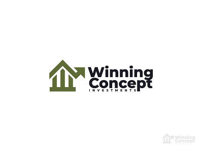 Winning Concept Investment concept invesment logo property winning