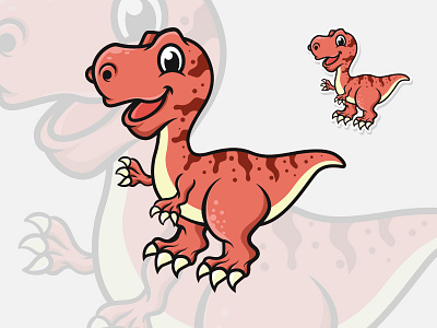Cute Dino animal cartoon cute dino dinosaurs stickers t rex