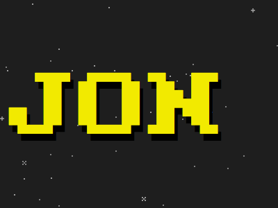 8-bit Kill Screen 8bit stars html5 canvas