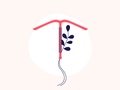 IUD contraception contraceptive diu illustration iud woman womb womens health