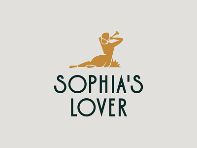 Sophia's Lover ancient art deco community female feminine figure greek illustration logo network neutral siren sophia typography woman women