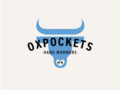 Oxpockets babetheblueox blueox branding heart logo minnesota overprint ox oxen