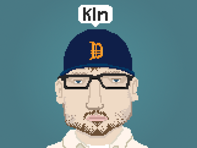kln 8bit coworker portrait