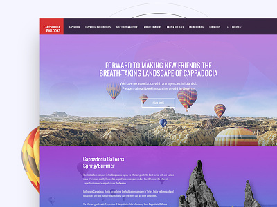 Capadocia Ballons capadocia city design layout light nature owlfurty photography travelbird trips typography web