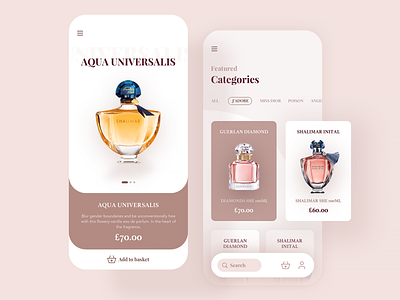 Perfume shop app