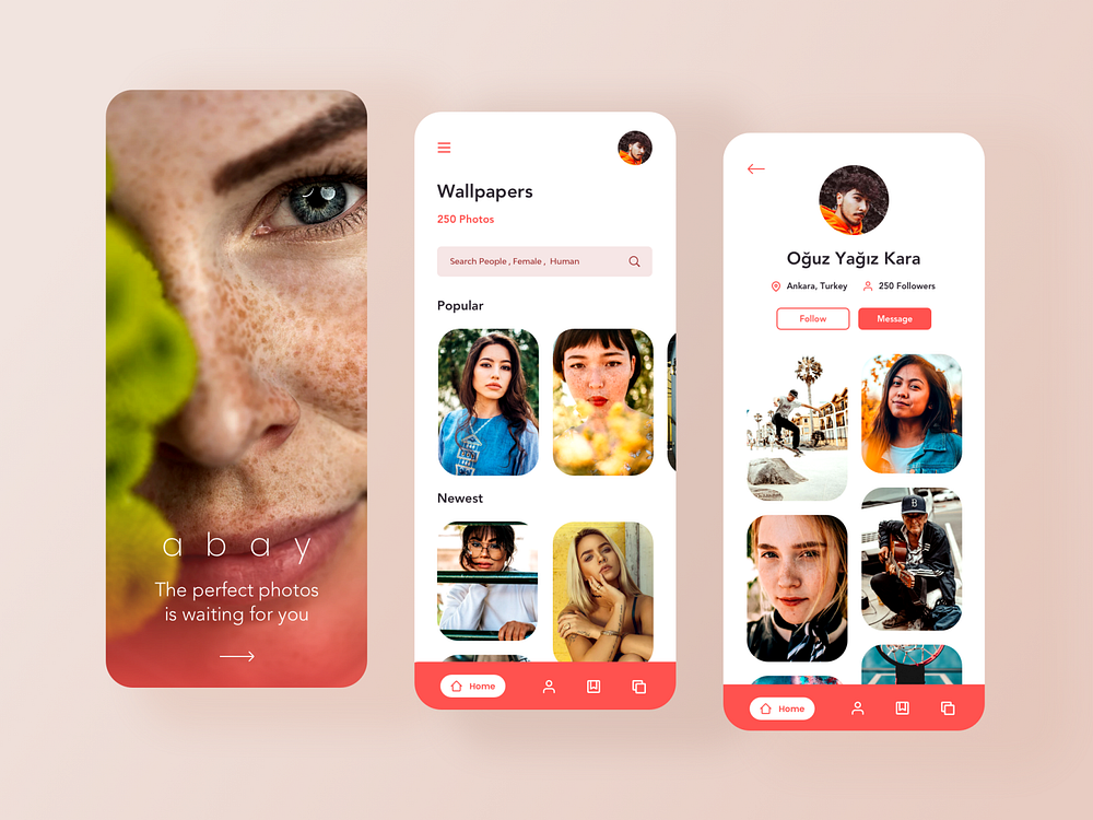 Photo App by Emre Seçer on Dribbble