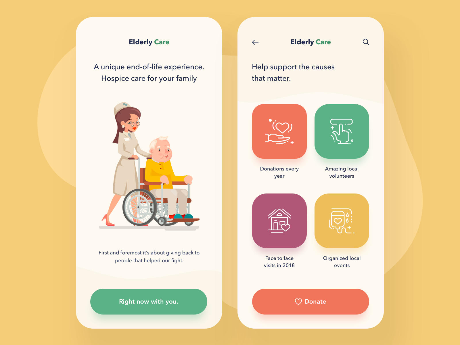 elderly-care-by-emre-se-er-on-dribbble