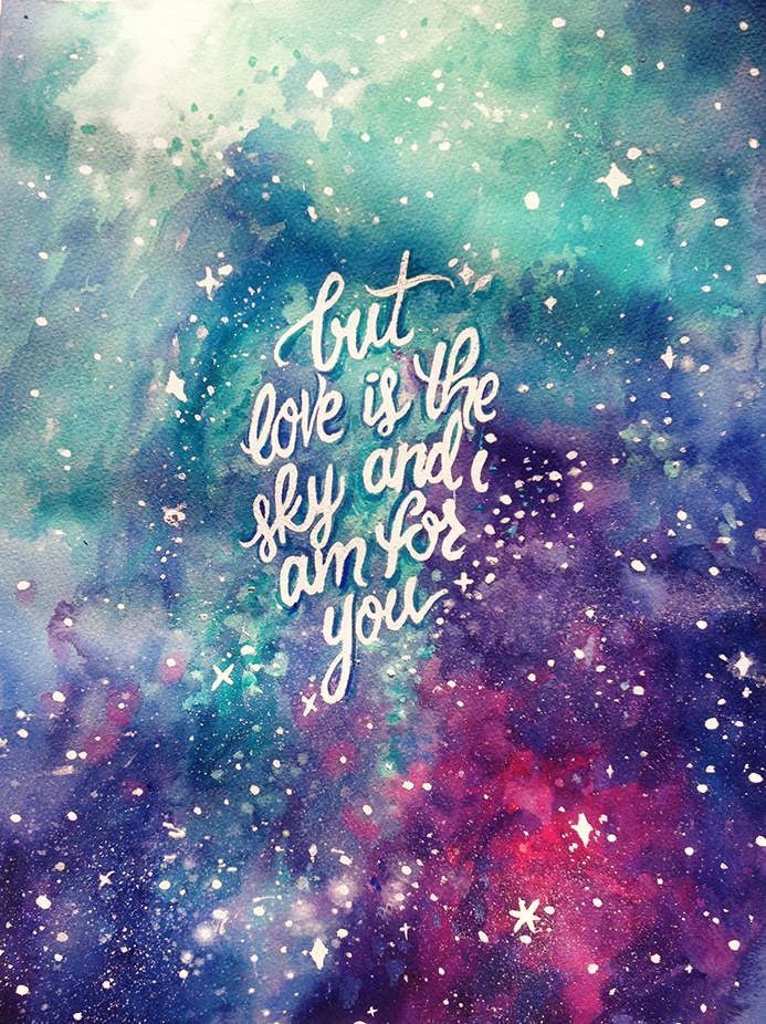 Love is the sky by Lin Zagorski Latimer on Dribbble