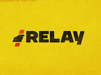 Relay Logo baton branding hand logo logodesign race relay