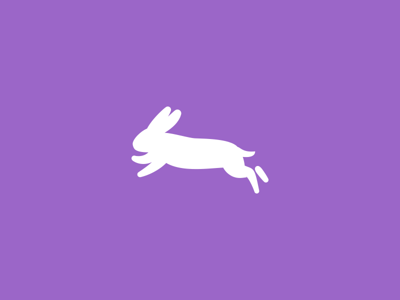 Rabbit Preloader bunny preloader rabbit running