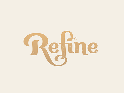 Refine lettering refine