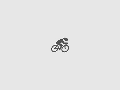 Racing Cyclist Icon