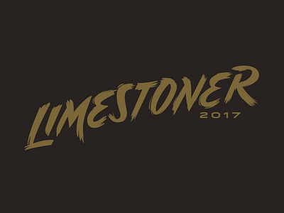 Limestoner 2017 brush lettering type