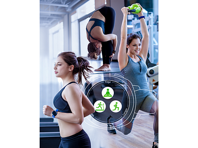 Samsung Gear Sport ad ad facebook gear sport gym lunges running samsung smart watch yoga