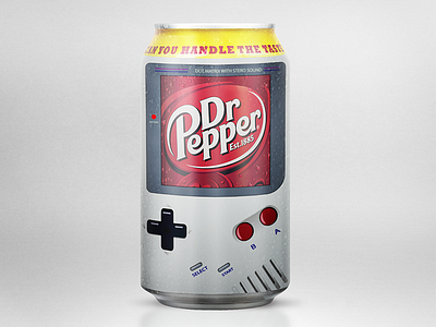 Dr. Pepper - Original Gameboy Birthday Post birthday can dr pepper facebook game boy gameboy nintendo original social media wrap