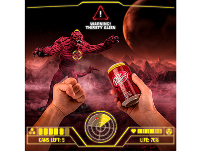 Dr. Pepper - Thirsty Alien