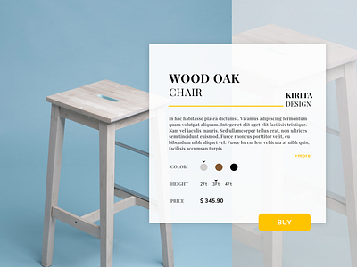 E Commerce Product Page design typography ui ux