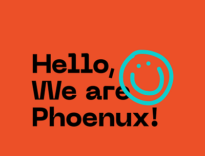 Hello 👋🏻 branding design hello intro minimal phoenux