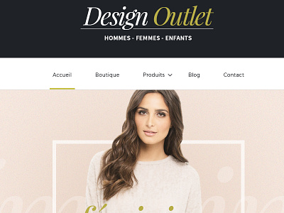 Design Outlet Mockup design template web design web template web uiux website design