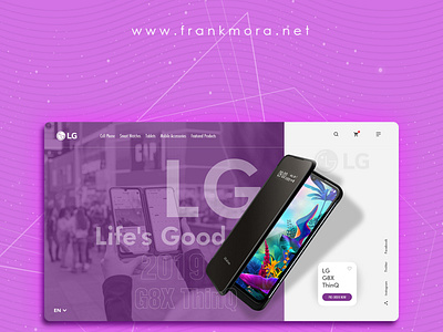 LG Landing page advertising branding design ui uidesign uiux ux uxdesign web webdesign