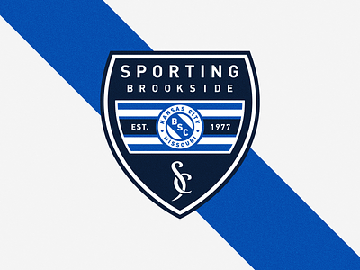 Sporting Brookside branding brookside design kansas city logo mls soccer sporting kc sports