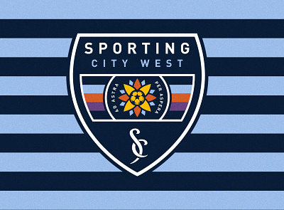 Sporting City West branding design kansascity logo soccer sporting kc sports