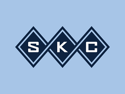 Sporting KC Argyle Diamonds Logo argyle kansas city logo logotype mls soccer sporting kc