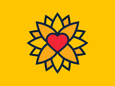 Heartland Sunflower flower heart kansas kansas city kc midwest sunflower