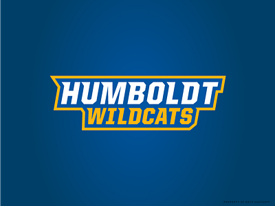 Humboldt Wildcats - Wordmark high school humboldt logo rebrand sports wildcats wordmark