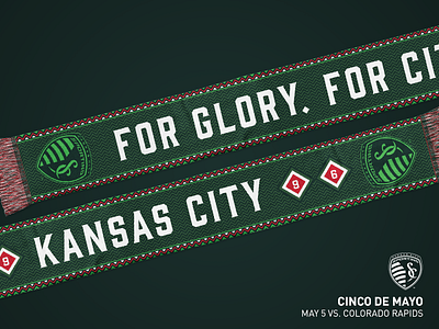 Sporting KC Cinco de Mayo Scarf - 2018 cinco de mayo kansas city mls scarf soccer sporting kc sports