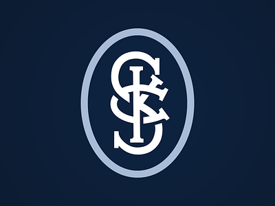 Sporting KC Monogram Logo illustration kansas city logo mls monogram soccer sporting kc sports typography