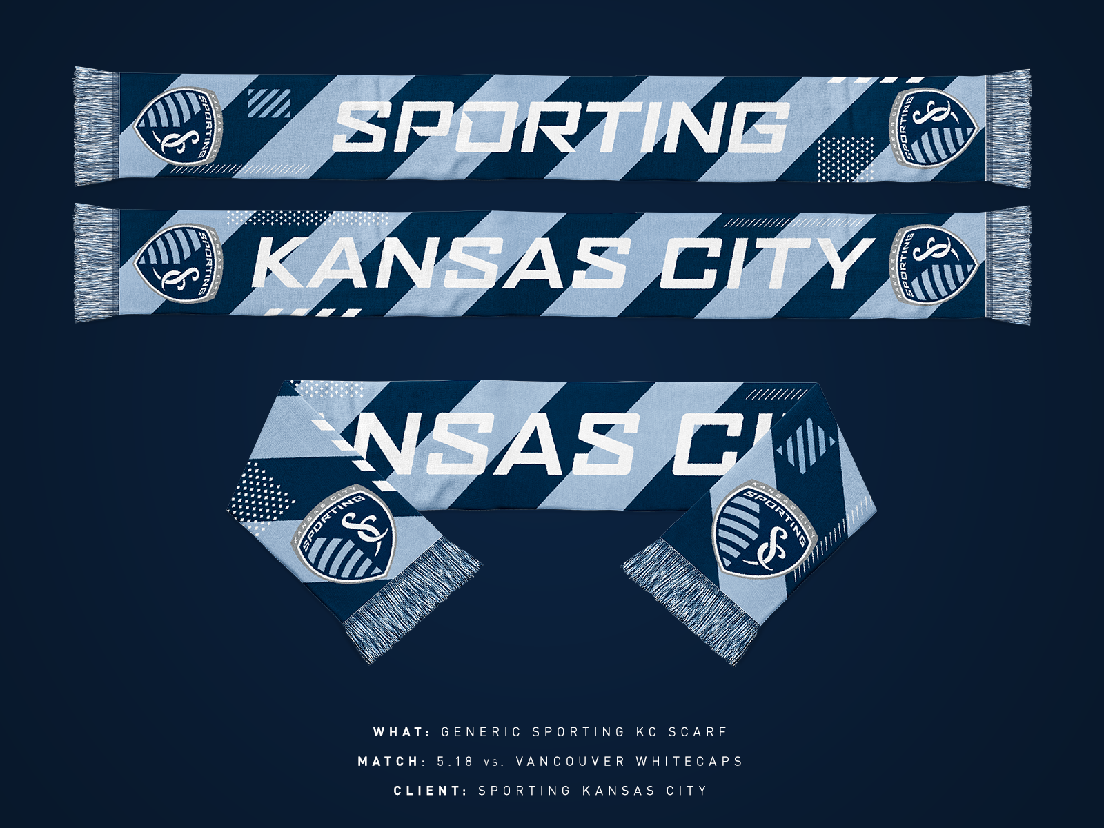 2019 Generic Sporting KC Scarf by Nate Saathoff on Dribbble