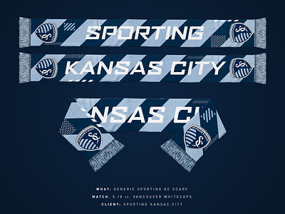 2019 Generic Sporting KC Scarf kansas city mls scarf soccer sporting kc sports