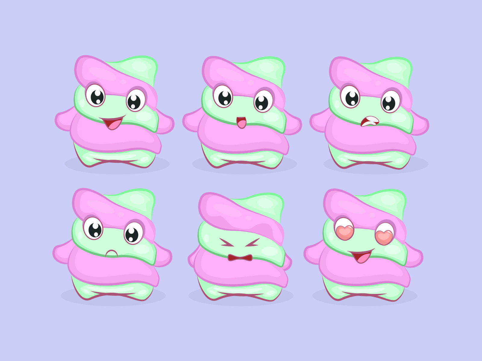 Marshmallowscharacter_2 by Stepan Smirnow on Dribbble