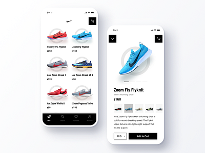 Daily UI Challenge #030 Pricing black black white blue brand clean cool daily ui design ecommerce ios iphone mobile nike pricing shoes shop simple store store app street