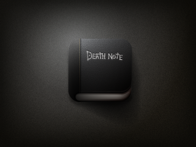 DEATH NOTE Icon book icon illustration