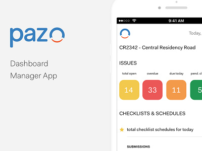 Manager App Dashboard