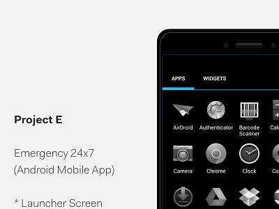 Set 1/2 - Project E - Android App Design product design ui design ux design