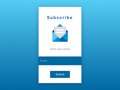 Daily UI 026 - Subscribe