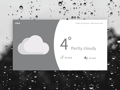 Daily UI 037 - Weather